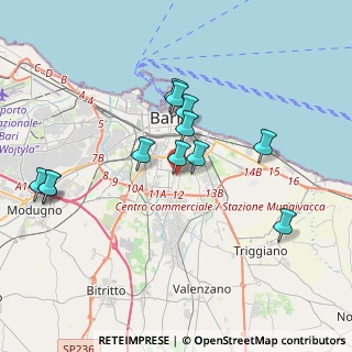 Mappa Via Cancello Rotto, 70100 Bari BA, Italia (3.84583)