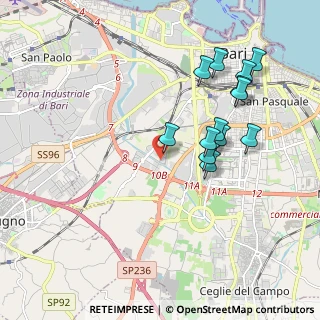 Mappa Via Martiri delle Foibe, 70132 Bari BA, Italia (2.05692)