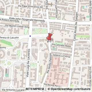 Mappa Via Giulio Petroni, 99/A, 70124 Bari, Bari (Puglia)