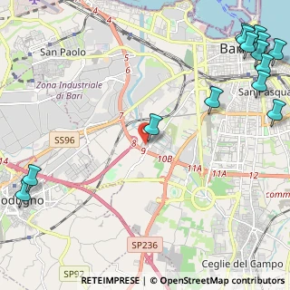 Mappa Parco Commerciale Maximall, 70124 Bari BA, Italia (3.80786)