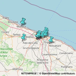 Mappa Contrada Lama Rossa, 70100 Bari BA, Italia (7.63462)