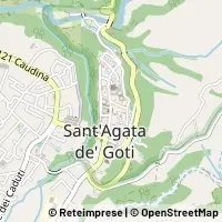 Map Sant'Agata de' Goti