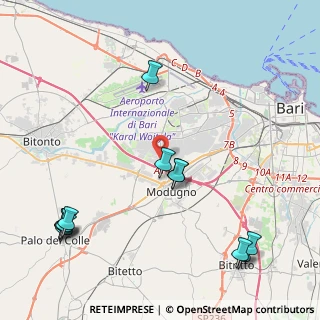 Mappa Zona Industriale BA IT, 70123 Bari BA, Italia (5.74667)