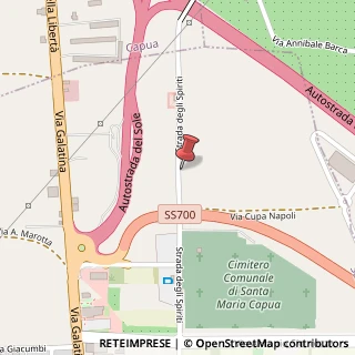 Mappa Via degli Spiriti, 36, 81055 Santa Maria Capua Vetere, Caserta (Campania)