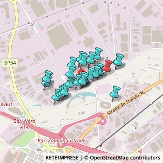 Mappa Via delle Margherite, 70026 Modugno BA, Italia (0.28571)