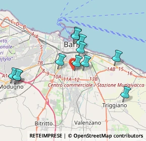 Mappa ISOLA Q8, 70124 Bari BA, Italia (3.805)