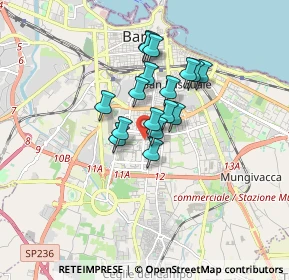 Mappa ISOLA Q8, 70124 Bari BA, Italia (1.27)