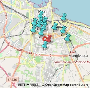 Mappa ISOLA Q8, 70124 Bari BA, Italia (1.44867)
