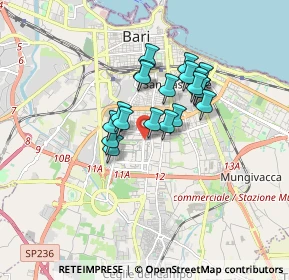 Mappa ISOLA Q8, 70124 Bari BA, Italia (1.338)