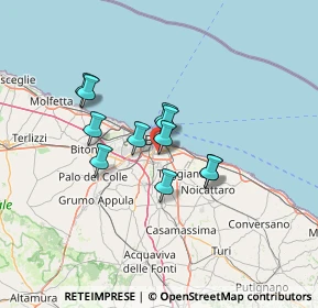 Mappa ISOLA Q8, 70124 Bari BA, Italia (10.33818)