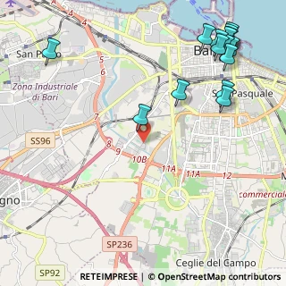 Mappa Via II Parallela, 70125 Bari BA, Italia (3.21)