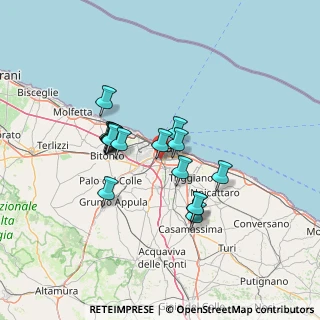 Mappa Via II Parallela, 70125 Bari BA, Italia (11.73471)