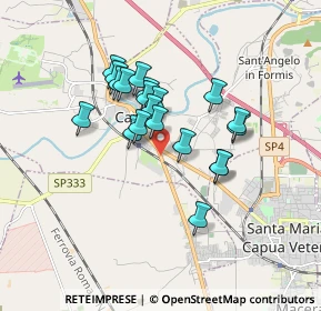 Mappa Strada Statale, 81043 Capua CE, Italia (1.4575)