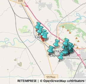 Mappa Strada Statale, 81043 Capua CE, Italia (3.7025)