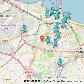 Mappa Via Privata Frati Cappuccini, 70124 Bari BA, Italia (2.44933)