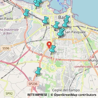 Mappa Via Privata Frati Cappuccini, 70124 Bari BA, Italia (2.59917)