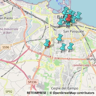 Mappa Via Privata Frati Cappuccini, 70124 Bari BA, Italia (2.60294)