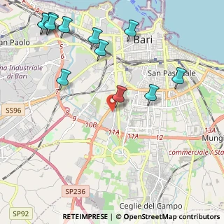 Mappa Via Privata Frati Cappuccini, 70124 Bari BA, Italia (2.92)