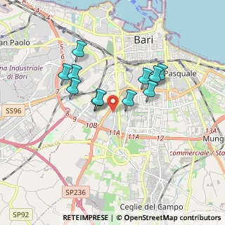 Mappa Via Privata Frati Cappuccini, 70124 Bari BA, Italia (1.60636)