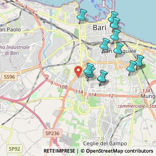 Mappa Via Privata Frati Cappuccini, 70124 Bari BA, Italia (2.39846)
