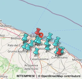Mappa Via Fratelli Prayer, 70126 Bari BA, Italia (12.74211)