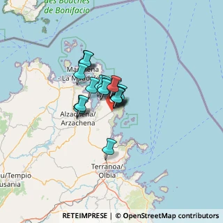 Mappa Centro Commerciale Monte Moro, 07021 Arzachena SS, Italia (7.983)