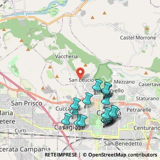 Mappa Viale Primo Ottobre, 81100 Caserta CE, Italia (2.535)
