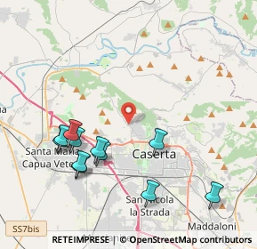 Mappa Viale Primo Ottobre, 81100 Caserta CE, Italia (4.62273)