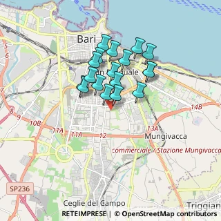 Mappa Viale Paolo Borsellino e Giovanni Falcone, 70125 Bari BA, Italia (1.46611)