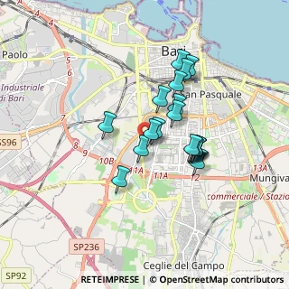 Mappa Via G. Posca, 70100 Bari BA, Italia (1.42667)