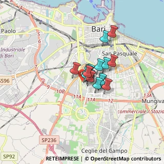 Mappa Via G. Posca, 70100 Bari BA, Italia (0.92118)
