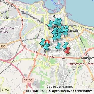Mappa Via G. Posca, 70100 Bari BA, Italia (1.416)