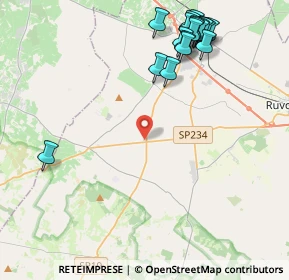 Mappa Strada Esterna Vado Via Ruvo, 70033 Corato BA, Italia (5.535)