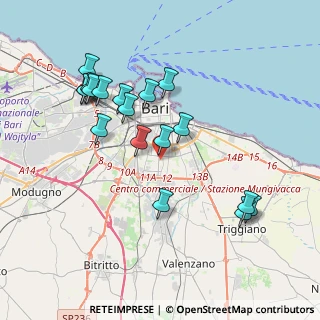 Mappa Viale Gandhi Mohandas, 70124 Bari BA, Italia (4.11111)