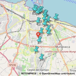 Mappa Viale Gandhi Mohandas, 70124 Bari BA, Italia (2.12889)