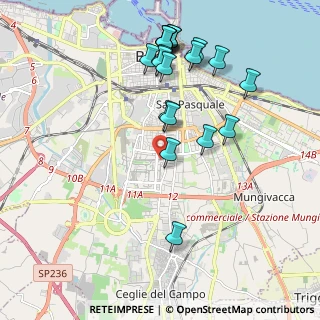 Mappa Viale Gandhi Mohandas, 70124 Bari BA, Italia (2.303)