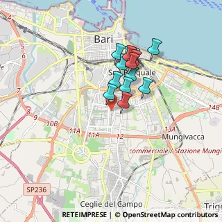 Mappa Viale Gandhi Mohandas, 70124 Bari BA, Italia (1.42786)