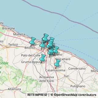 Mappa Viale Gandhi Mohandas, 70124 Bari BA, Italia (6.7875)