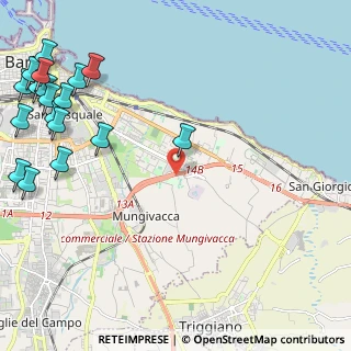 Mappa Strada Rafaschieri, 70100 Bari BA, Italia (3.59889)