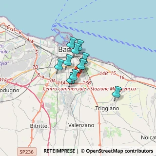 Mappa Via Giuseppe Fanelli, 70125 Bari BA, Italia (2.07)