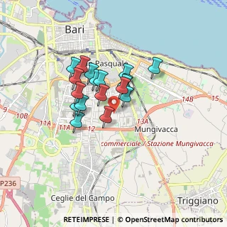 Mappa Via Giuseppe Fanelli, 70125 Bari BA, Italia (1.31778)