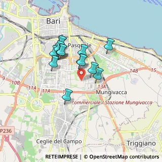 Mappa Via Giuseppe Fanelli, 70125 Bari BA, Italia (1.51133)