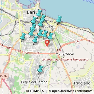 Mappa Via Giuseppe Fanelli, 70125 Bari BA, Italia (1.93462)