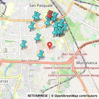 Mappa Via Giuseppe Fanelli, 70125 Bari BA, Italia (1.0515)