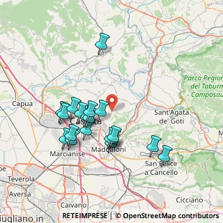 Mappa Via D'Aquino Corradino, 81100 Casolla CE, Italia (7.47211)