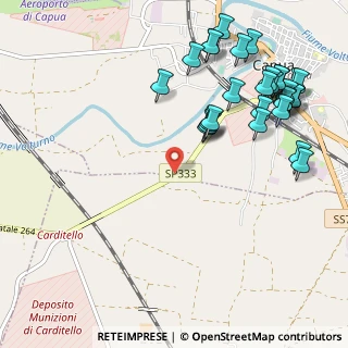 Mappa SP 333, 81043 Capua CE, Italia (1.38966)