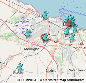 Mappa SP Bari - Modugno KM 0, 70026 Modugno BA, Italia (4.67643)