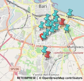Mappa Via Papa Giovanni Paolo I, 70124 Bari BA, Italia (1.61667)