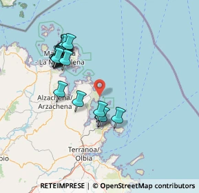 Mappa Via Degli Asfodeli, 07021 Arzachena SS, Italia (15.8555)