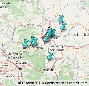 Mappa 82010 Apollosa BN, Italia (8.62214)